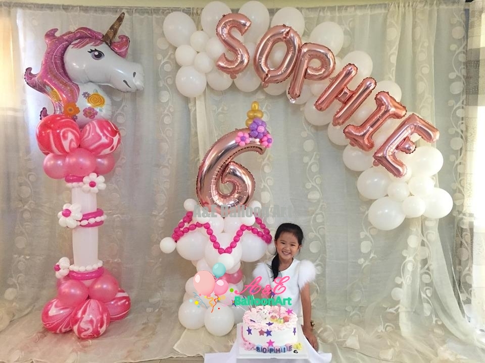 Birthday Party With Sophia Name A E Balloonart Birthday Party With Sophia Name A E Balloonart