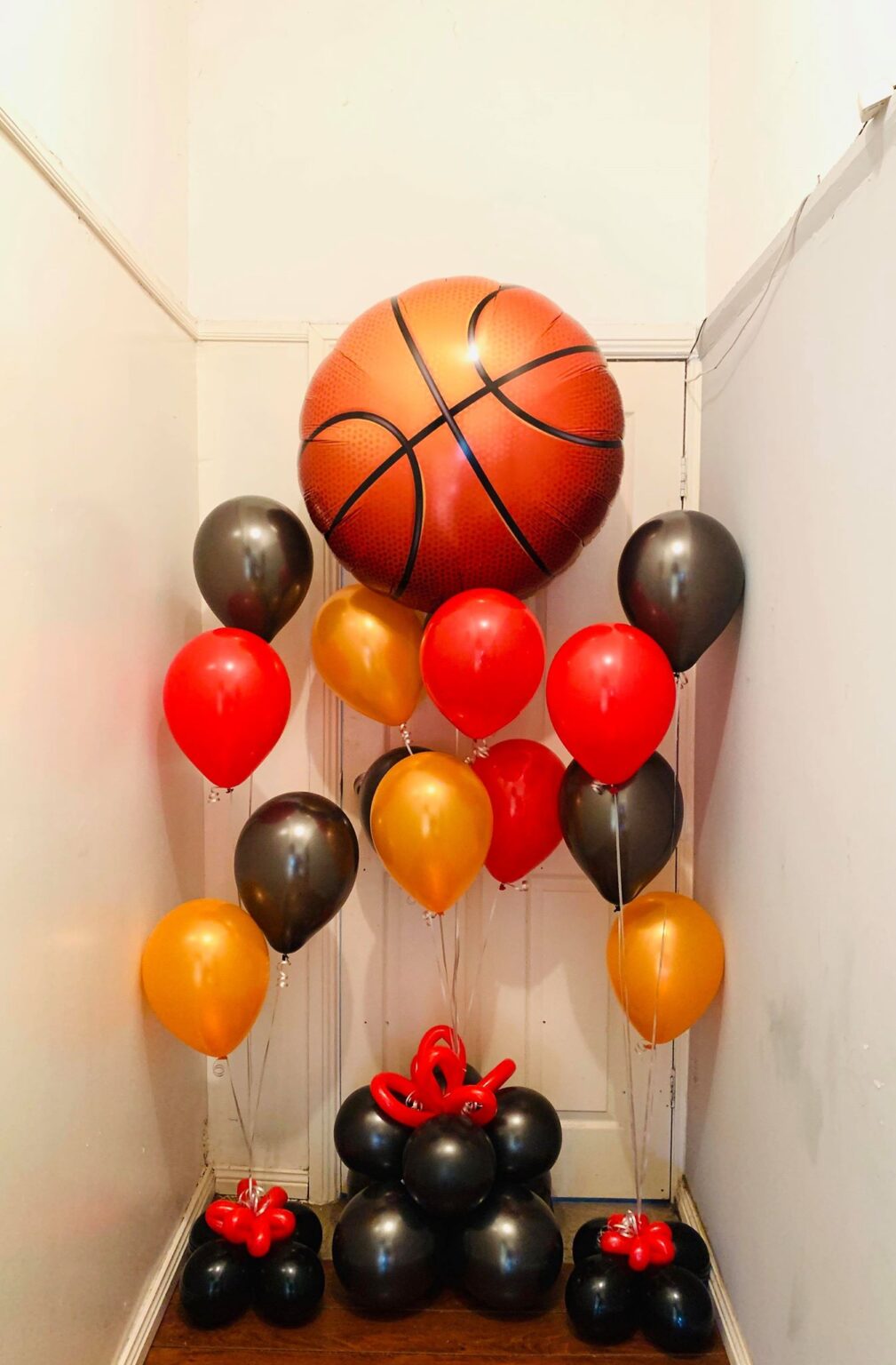 Helium With BasketBall Balloon A&E BalloonArt