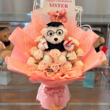 Graduation Teddy Bouquet (SISTER Edition)(Product Code:GRAT11_A25)