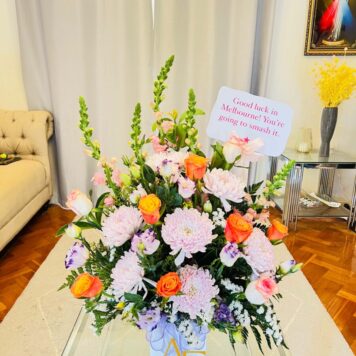 Pastel Mixed Floral Arrangement(Product Code :FA5_926)