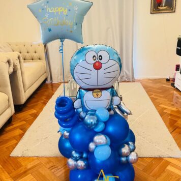 Doraemon Birthday Balloon Arrangement (Design Code: DO_26)