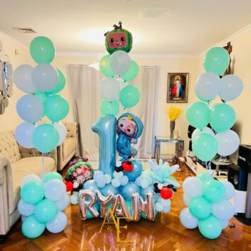 Cocomelon 1st Birthday Balloon Setup(Design Code: 1st_0726)