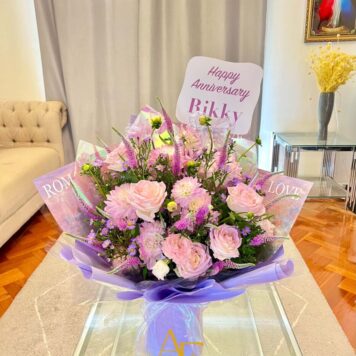 Pink Romance Bouquet(Design Code: FB06_726)