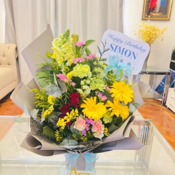Bright Birthday Bouquet(Design Code: FB09_126)