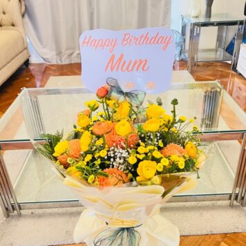 Golden Sunshine Bouquet(Design Code: FB09_226)