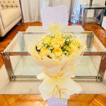 Sunshine Yellow Rose Bouquet(Design Code: FB09_926)